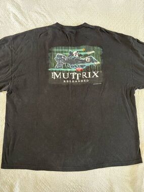 Big Dogs The Matrix Movie Parody Mens 5X Black Vintage Y2K Tshirt Preowned
